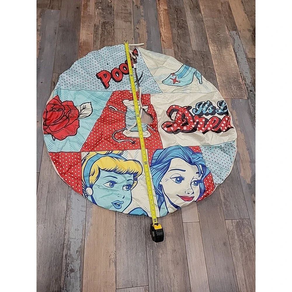 Retro Disney Princess Christmas Tree Skirt 48